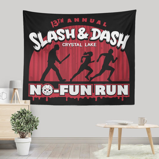 No Fun Run - Wall Tapestry
