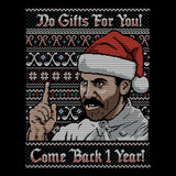 No Gifts Sweater - Canvas Print