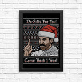 No Gifts Sweater - Posters & Prints