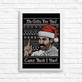 No Gifts Sweater - Posters & Prints