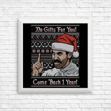 No Gifts Sweater - Posters & Prints