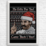 No Gifts Sweater - Posters & Prints
