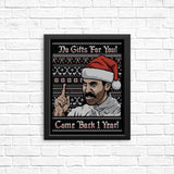 No Gifts Sweater - Posters & Prints