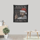 No Gifts Sweater - Wall Tapestry