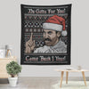 No Gifts Sweater - Wall Tapestry