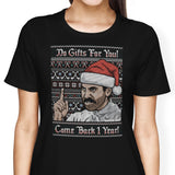 No Gifts Sweater - Women's Apparel