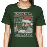 No Gifts Sweater - Women's Apparel