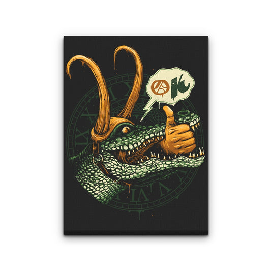 No Hand, No Problem - Canvas Print