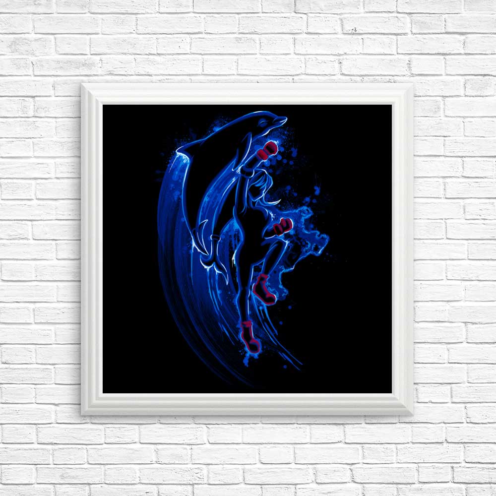 No Limits Dolphin - Posters & Prints