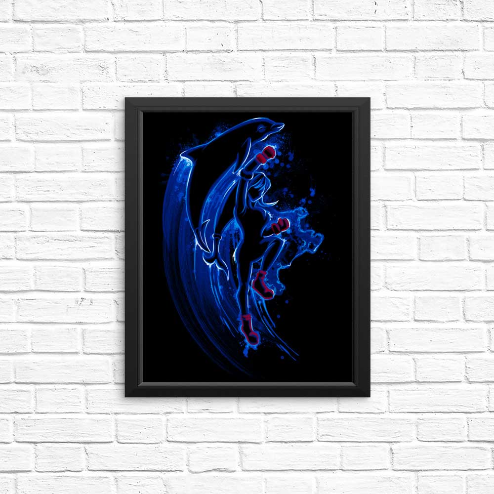 No Limits Dolphin - Posters & Prints