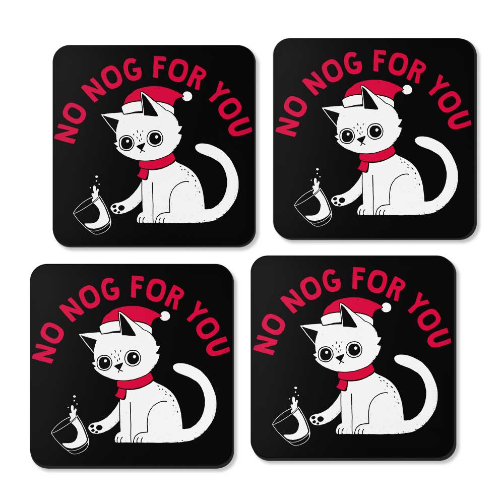 No Nog For You - Coasters