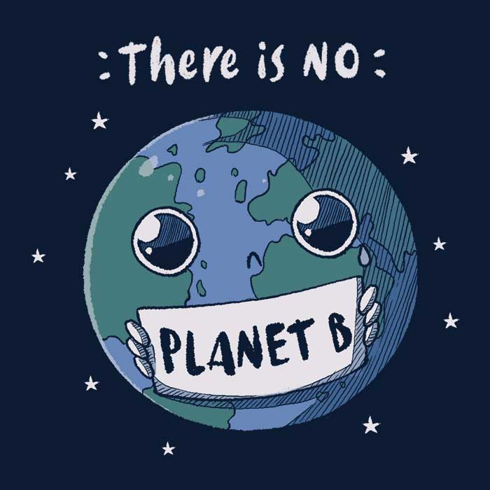 No Planet B - Throw Pillow