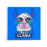 No Probllama - Canvas Print