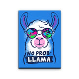 No Probllama - Canvas Print