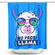 No Probllama - Shower Curtain