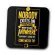 Nobody Exists on Purpose - Coasters