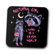 Nocturnal Girl - Coasters