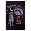 Nocturnal Girl - Metal Print