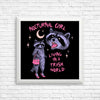 Nocturnal Girl - Posters & Prints