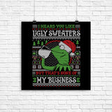 None of Your Business - Poster