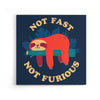 Not Fast, Not Furious - Canvas Print