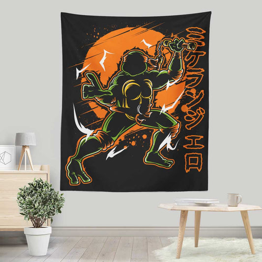 Nunchaku Power - Wall Tapestry