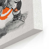 Nunchaku Sumi-e - Canvas Print