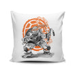 Nunchaku Sumi-e - Throw Pillow