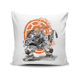 Nunchaku Sumi-e - Throw Pillow