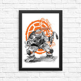 Nunchaku Sumi-e - Posters & Prints