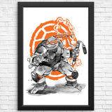 Nunchaku Sumi-e - Posters & Prints