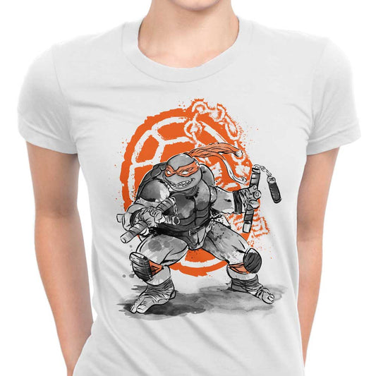 Nunchaku Sumi-e - Women's Apparel