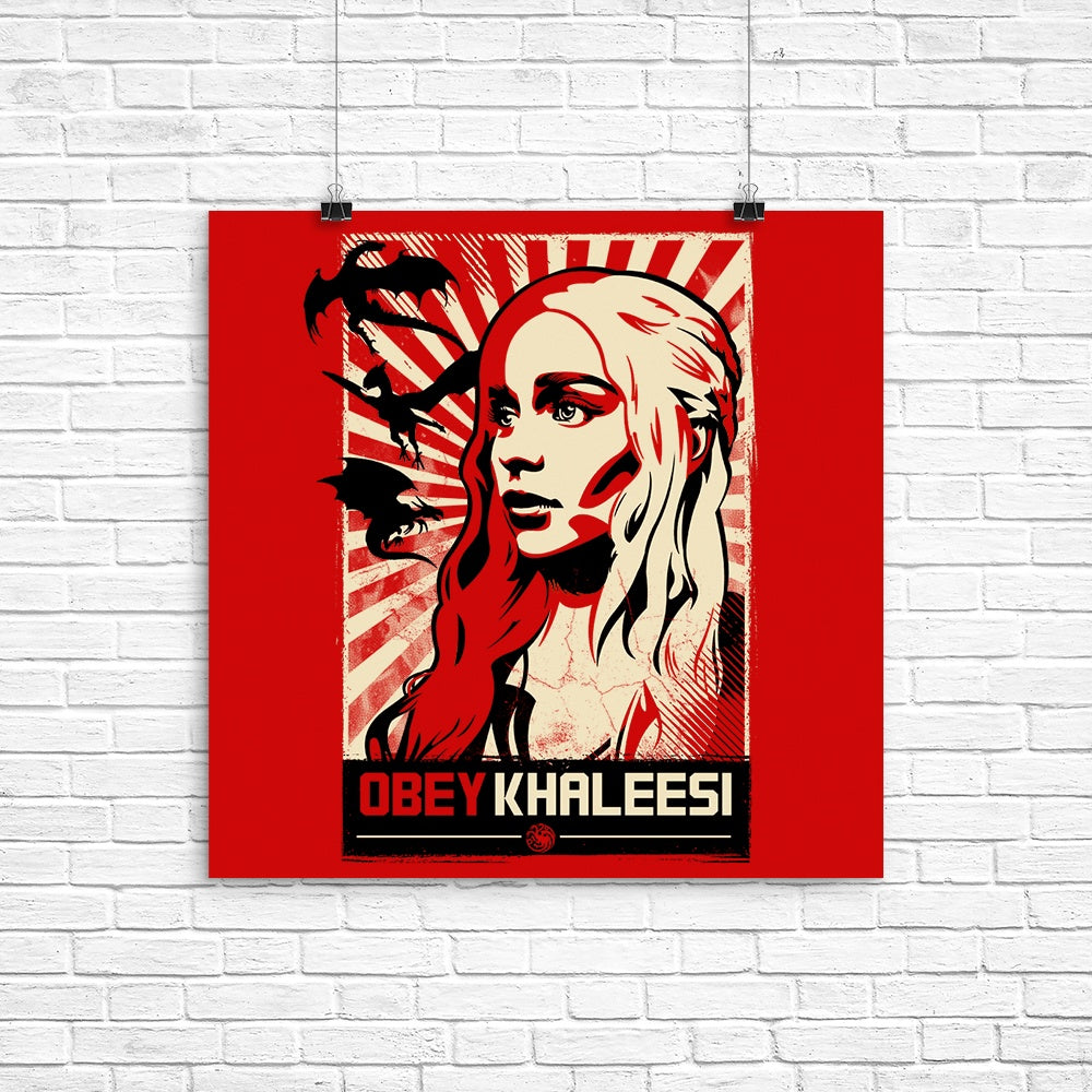Obey Khaleesi - Poster