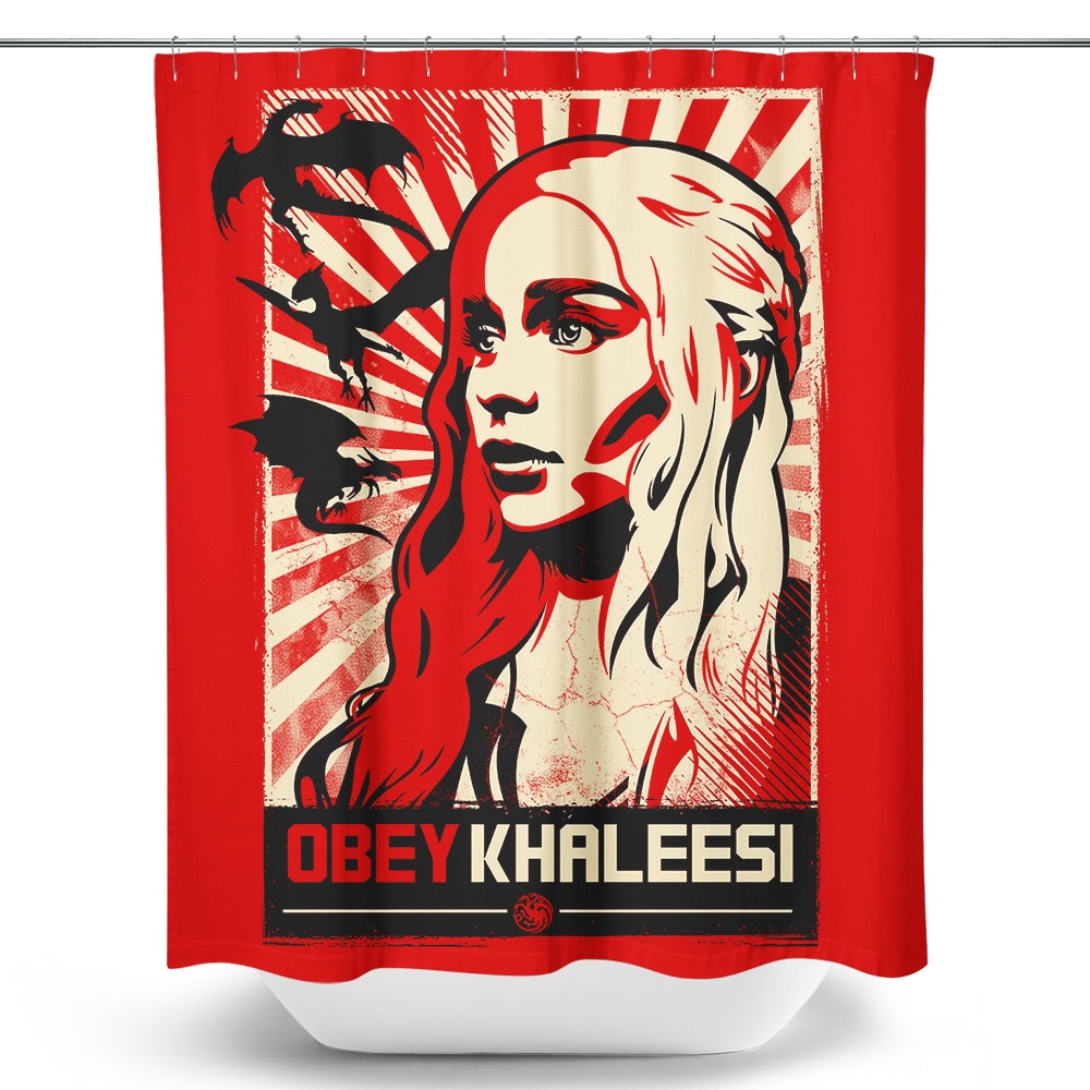 Obey Khaleesi - Shower Curtain