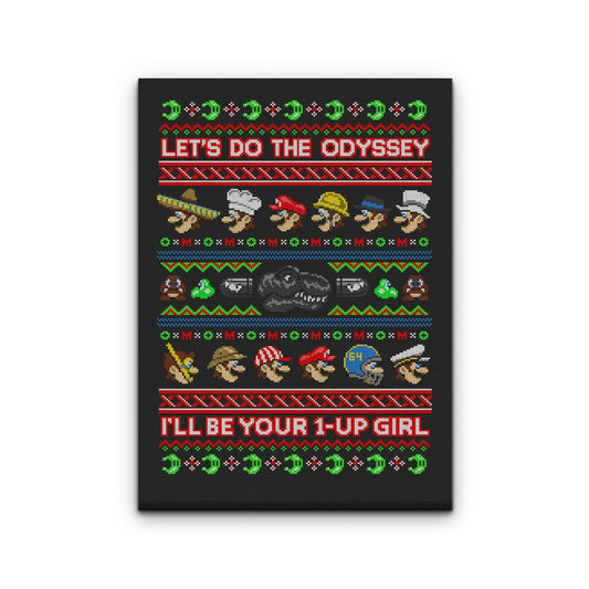 Odyssey Sweater - Canvas Print