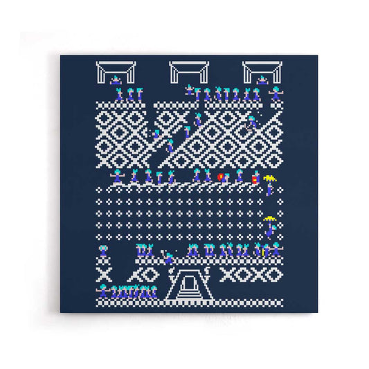 Oh No, It's Christmas - Canvas Print