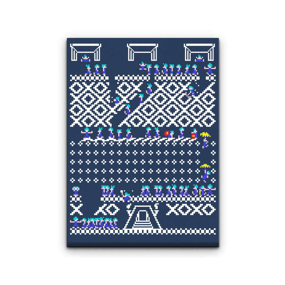 Oh No, It's Christmas - Canvas Print