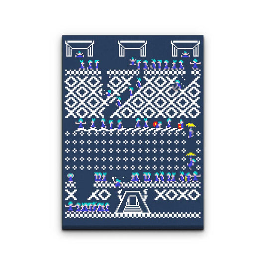 Oh No, It's Christmas - Canvas Print