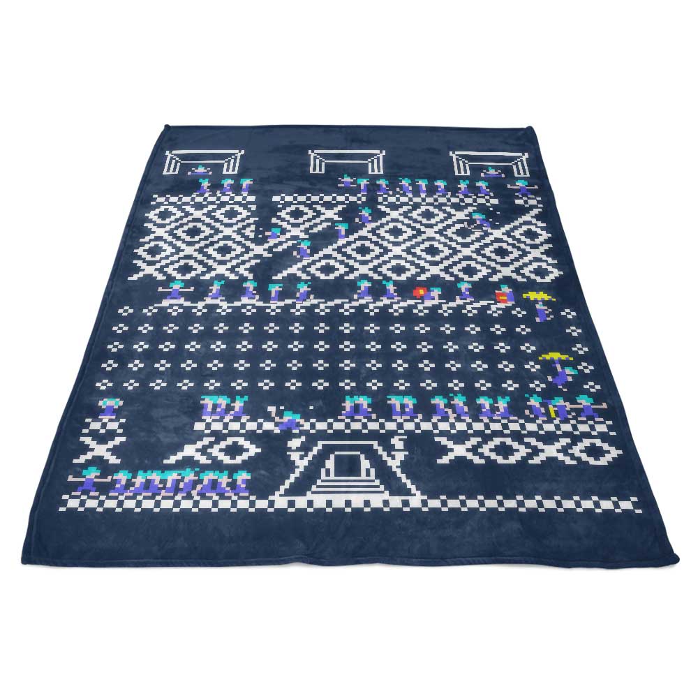 Oh No, It's Christmas - Fleece Blanket