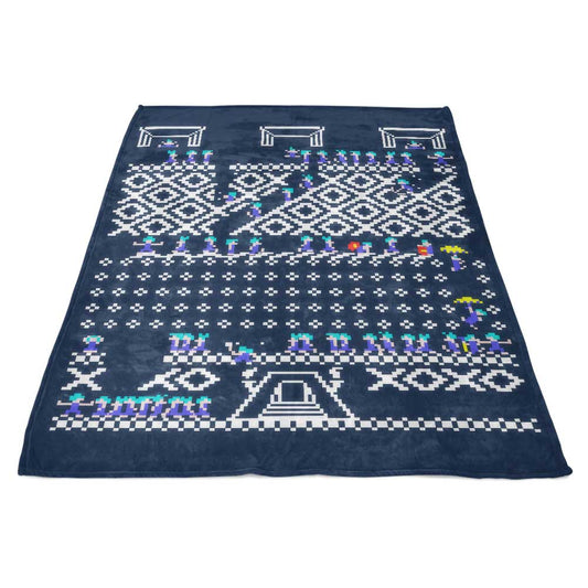 Oh No, It's Christmas - Fleece Blanket