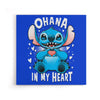 Ohana in My Heart - Canvas Print