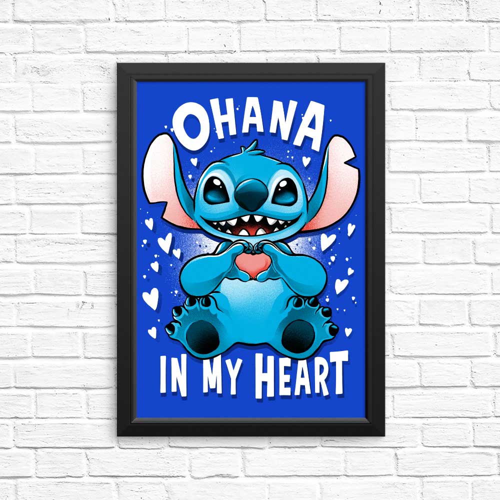 Ohana in My Heart - Posters & Prints