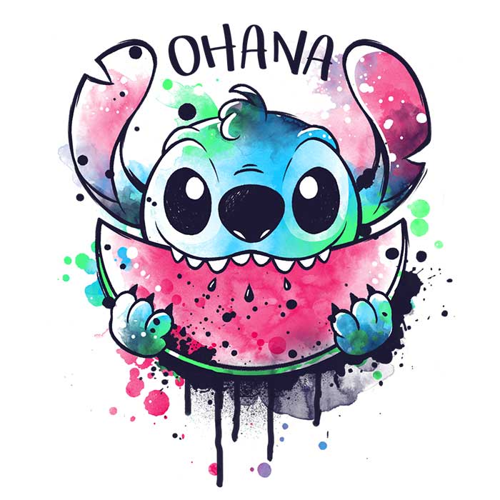 Ohana Watercolormelon - Coasters