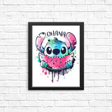 Ohana Watercolormelon - Posters & Prints