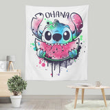Ohana Watercolormelon - Wall Tapestry