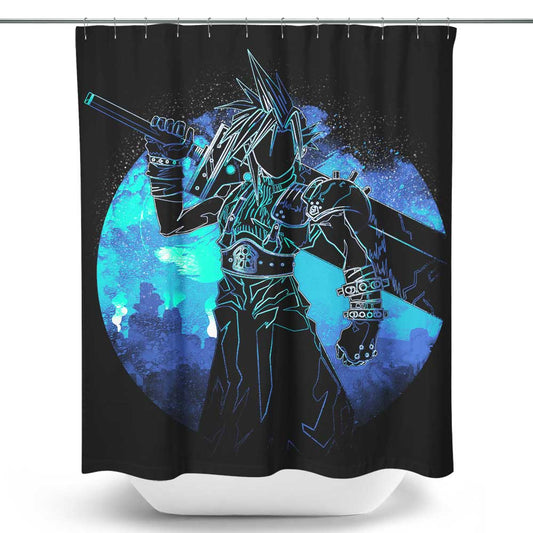 Omni Slash Orb - Shower Curtain