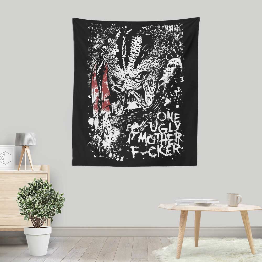 One Ugly Hunter - Wall Tapestry