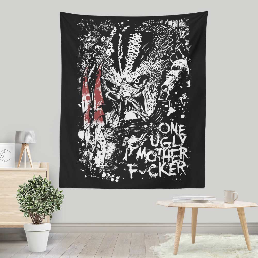 One Ugly Hunter - Wall Tapestry