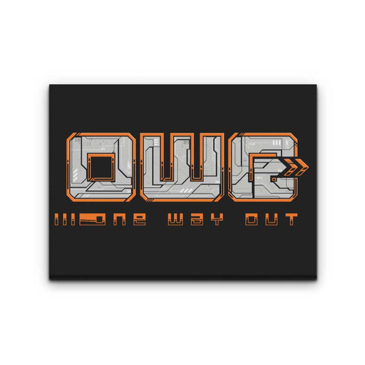 One Way Out - Canvas Print