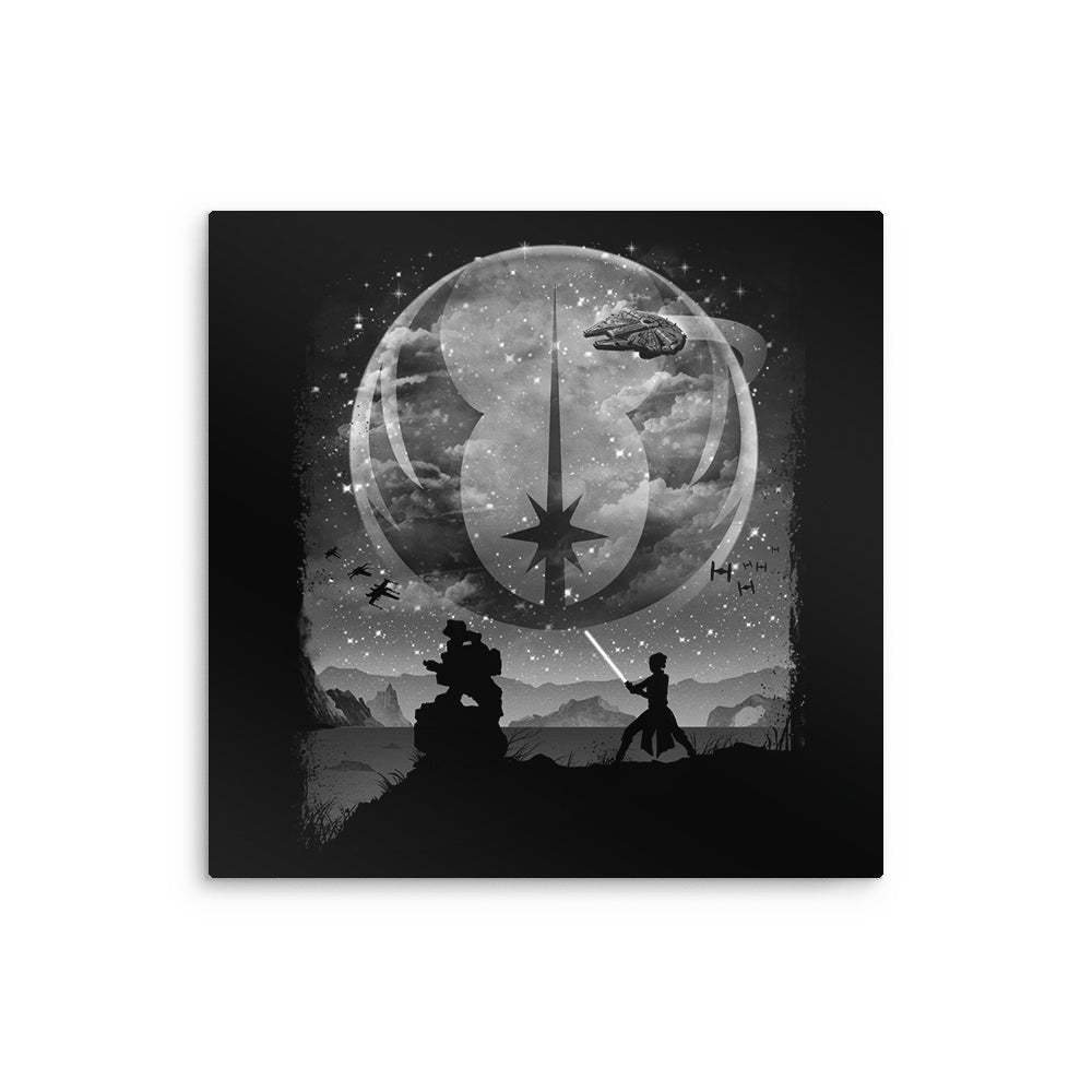 One With the Force - Metal Print